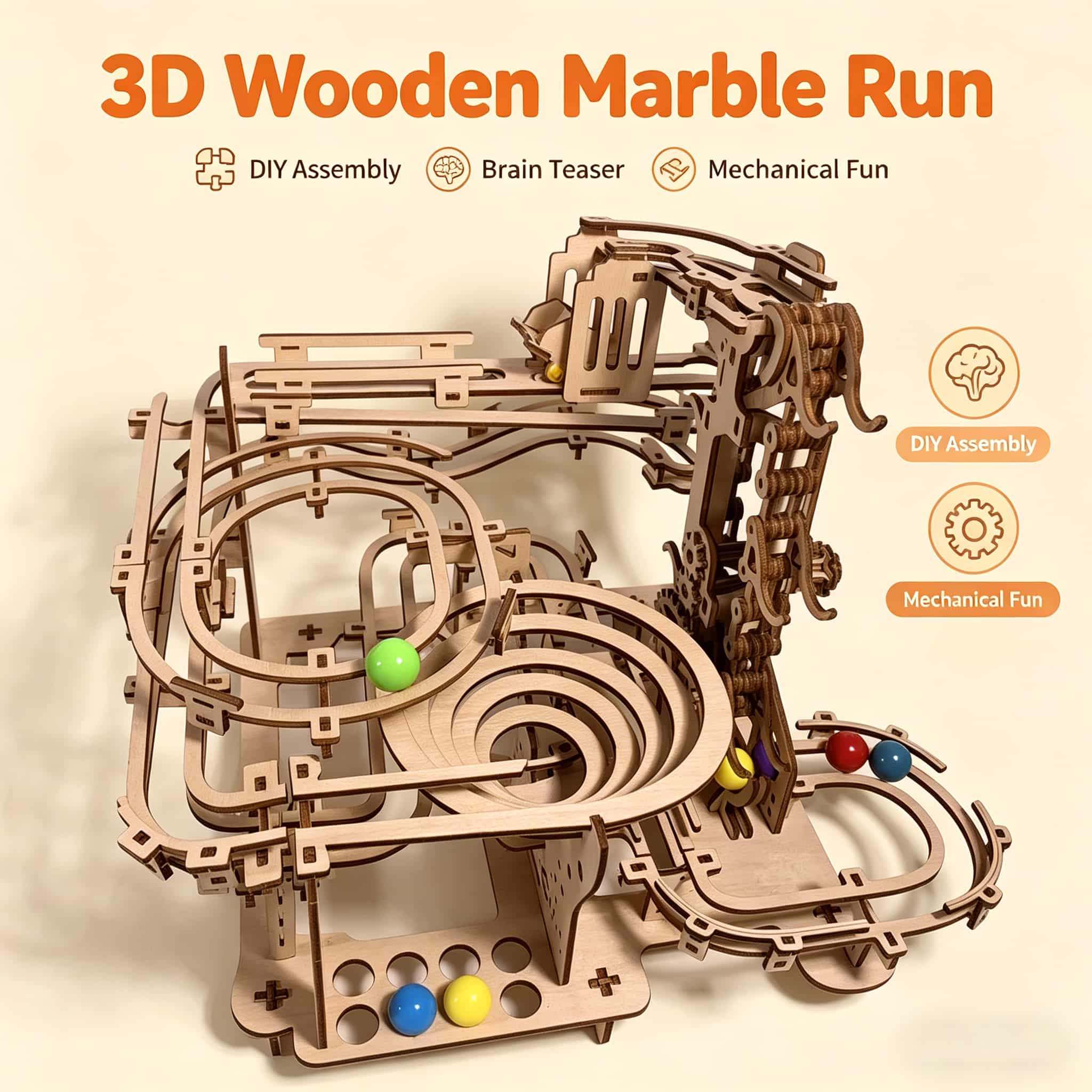 Running Gear Gifts - Kit de Modelo de Quebra-Cabeça 3D
