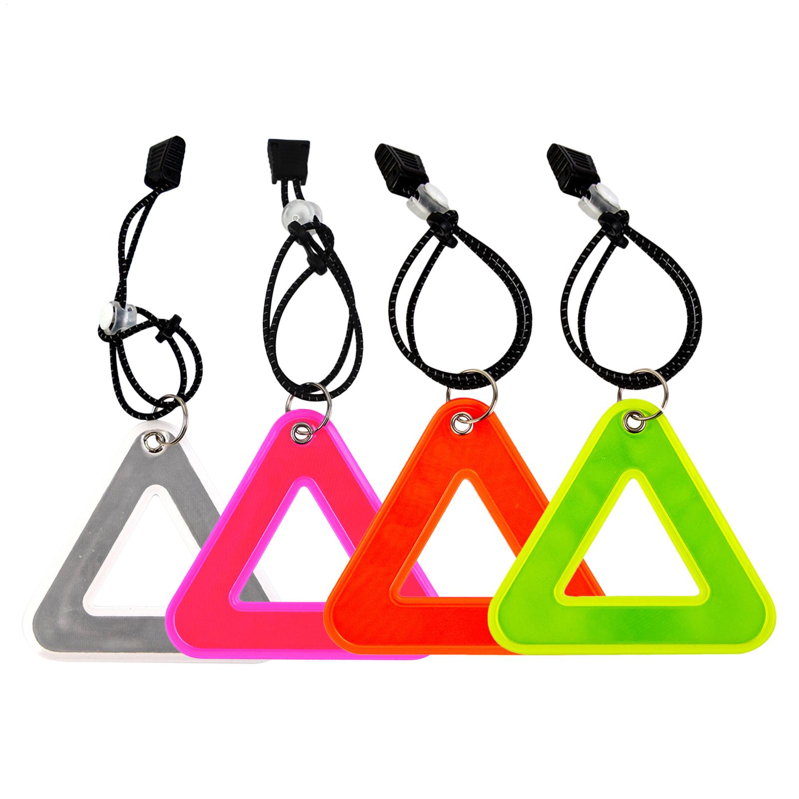 Running Gear Essential - Refletor de Segurança Triangular para Bicicleta,