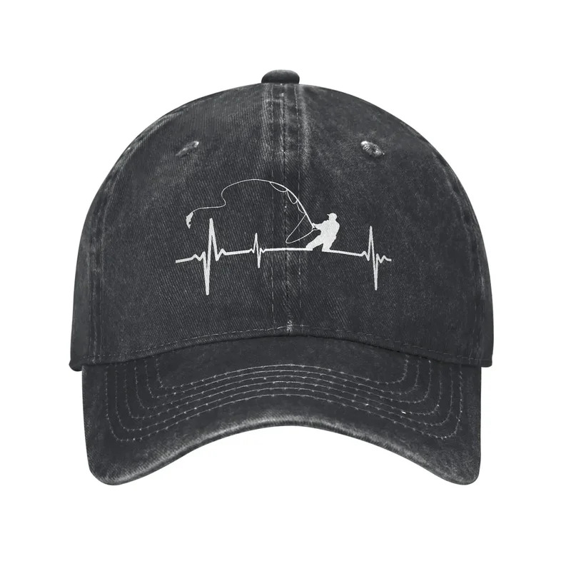 Running Gear Gifts - Boné de Beisebol 'Fishing Heartbeat', Boné