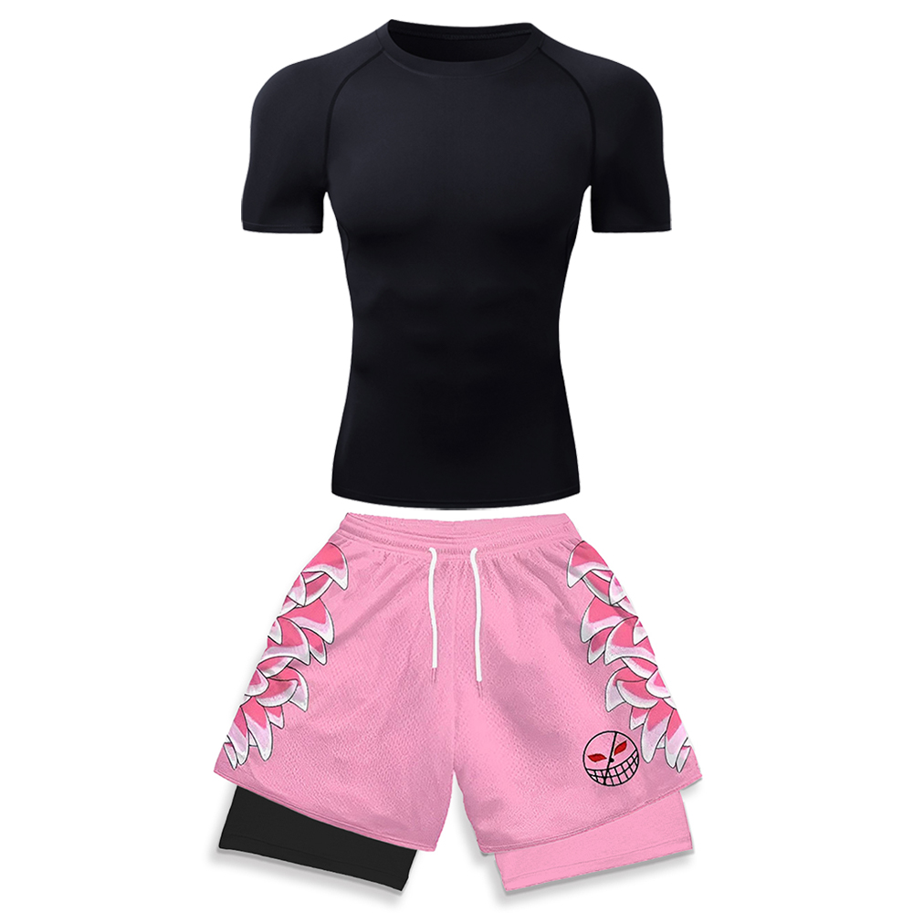 Running Gear For Men - Roupa de Treino de Alta Elasticidade