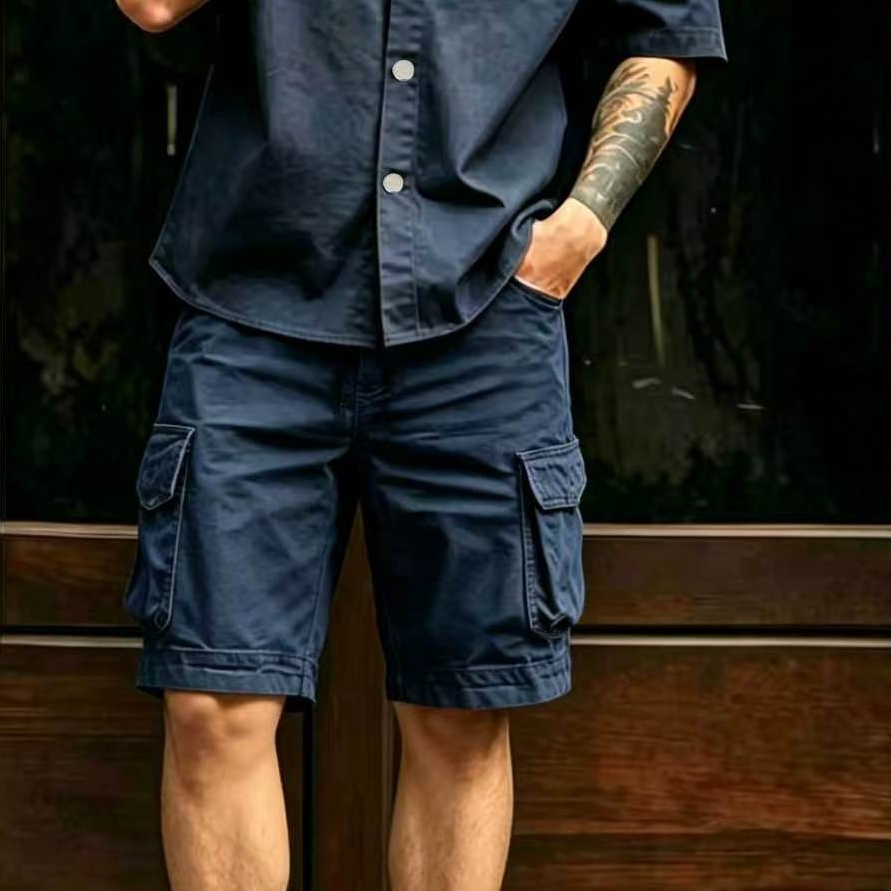 Novos Shorts Cargo Masculinos  - Running Gear For Men avaliação e preço