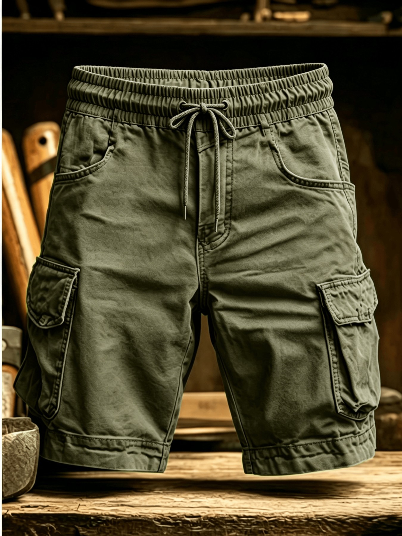 Novos Shorts Cargo Masculinos  - Running Gear For Men avaliação e preço