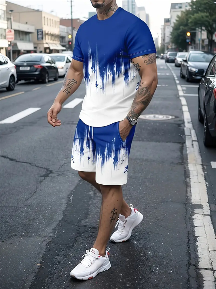 Conjunto de T-shirt com Textur - Running Gear For Men avaliação e preço