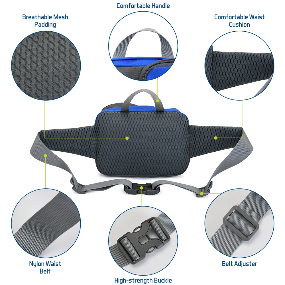 1PCSFanny Pack Bolsa de Cintur - Running Gear Essential avaliação e preço