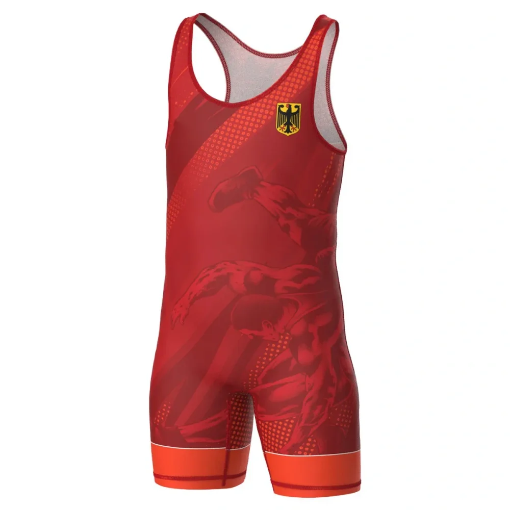 Uniforme de luta livre dos hom - Running Gear Train avaliação e preço