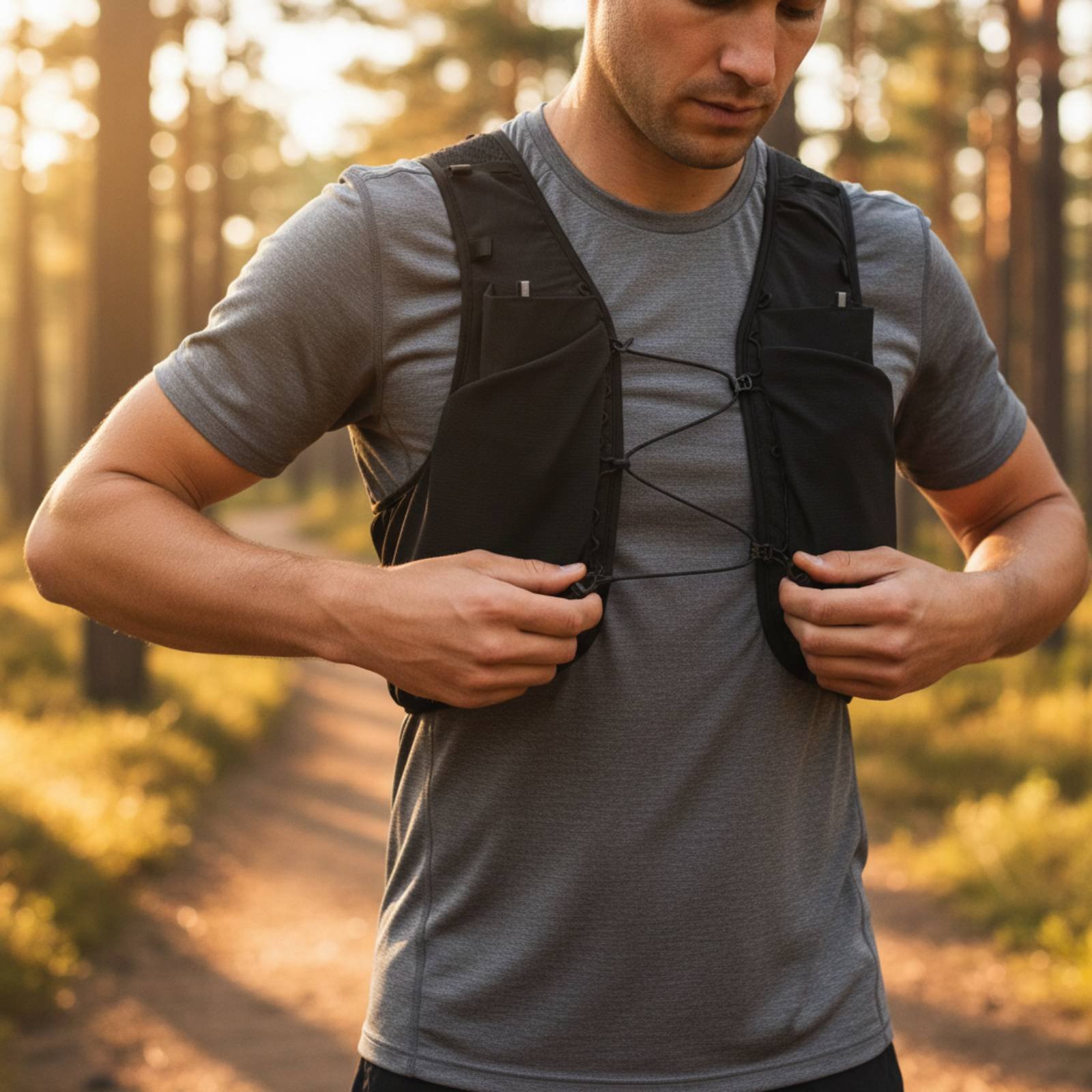 Colete de corrida leve, portát - Running Gear Essential avaliação e preço