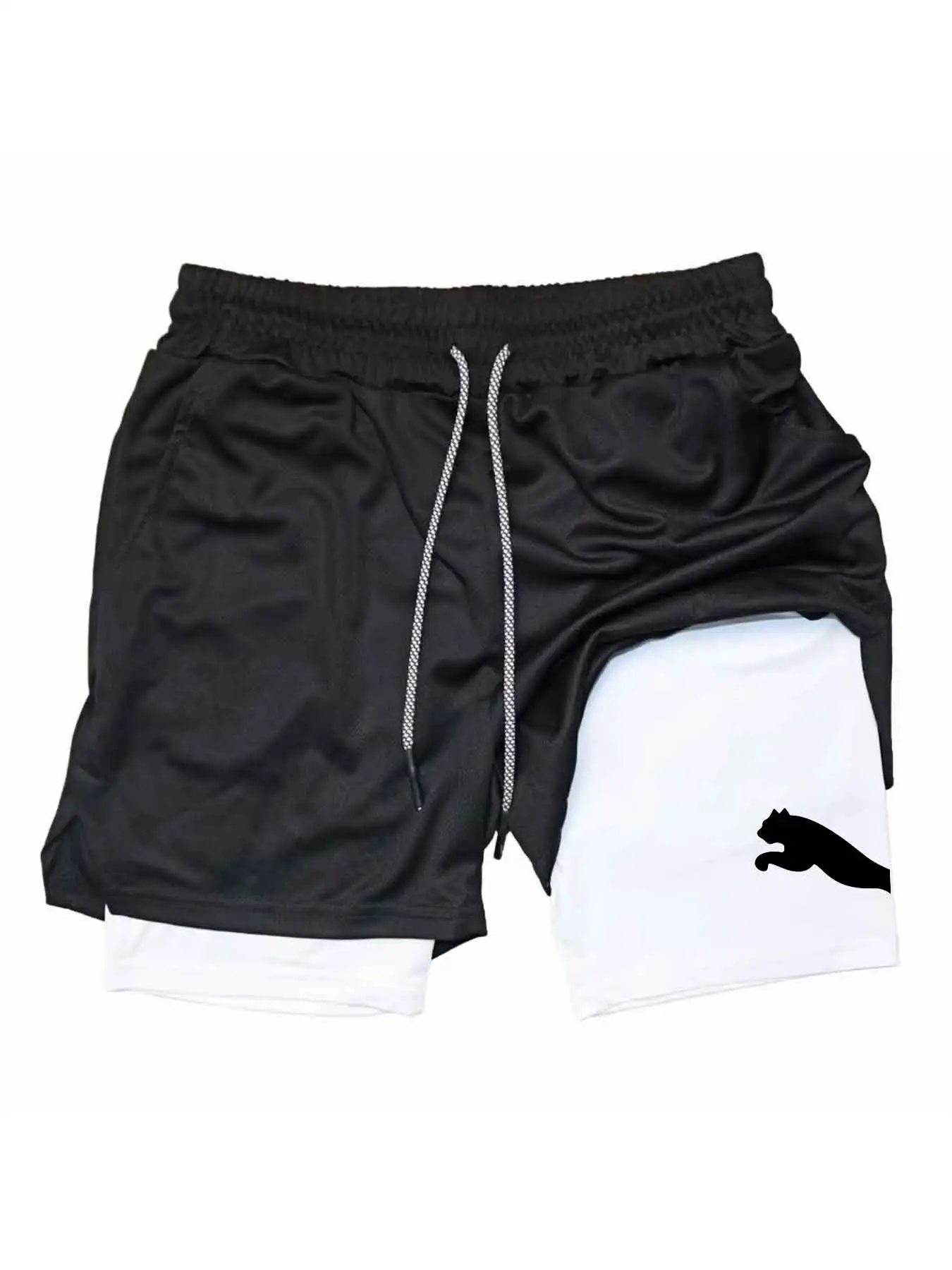 Shorts Esportivos Estampados 2 - Running Gear For Men avaliação e preço
