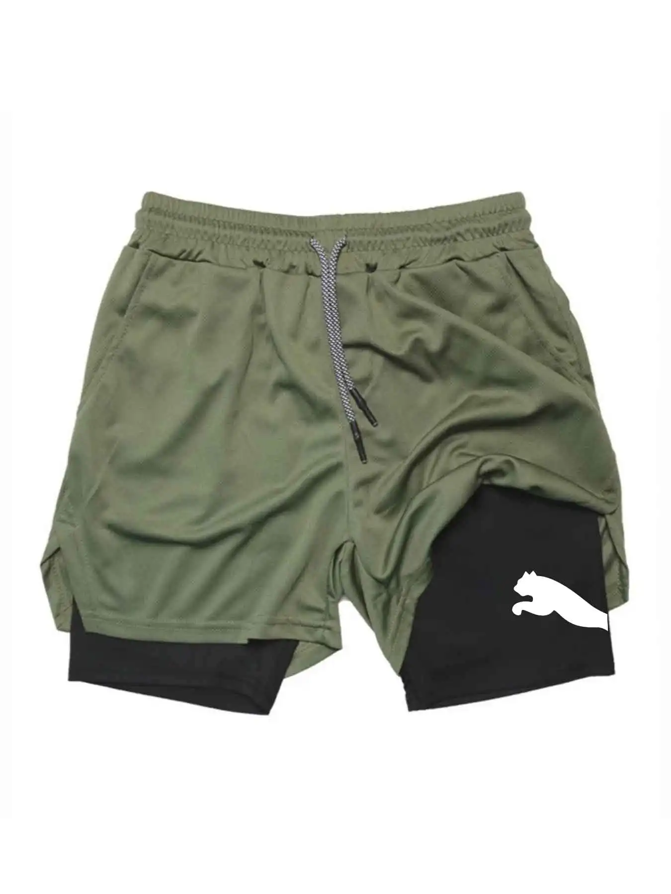 Shorts Esportivos Estampados 2 - Running Gear For Men avaliação e preço