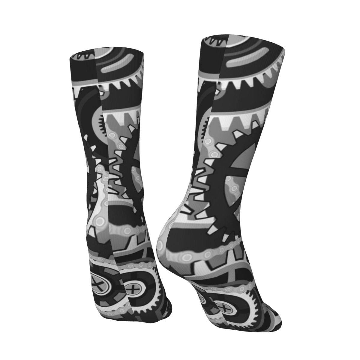 Engrenagens vintage rodas meia - Running Gear Gifts avaliação e preço